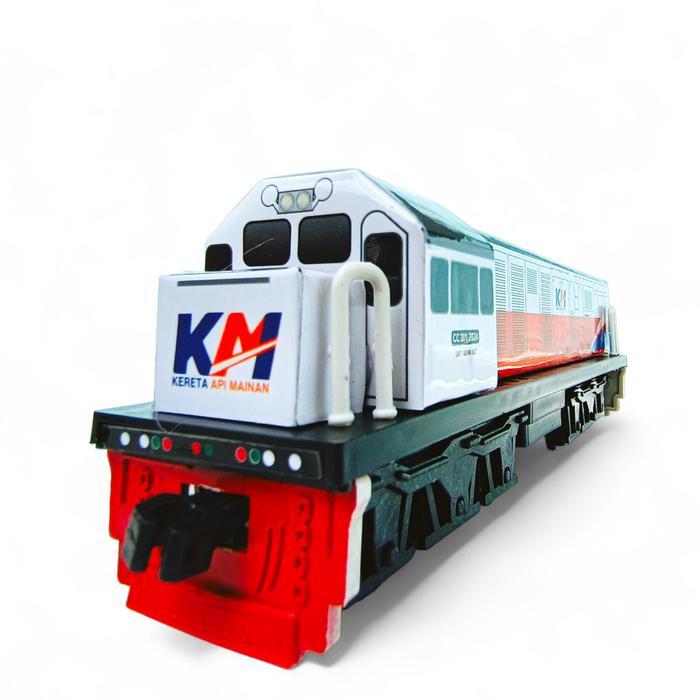 Mainan Miniatur Kereta Api Lokomotif Cc201