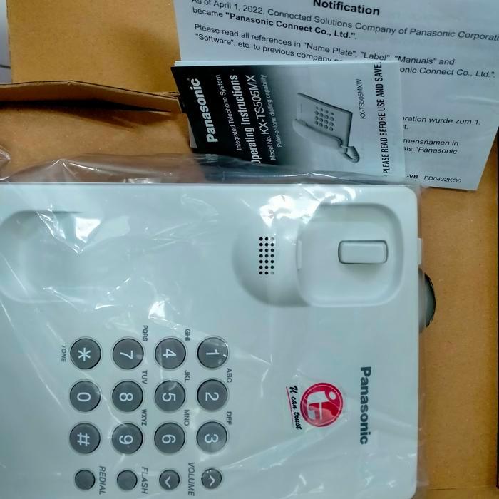 NEEW Pesawat Telepon PANASONIC KX-TS505MX pesawat telepon ts505mx