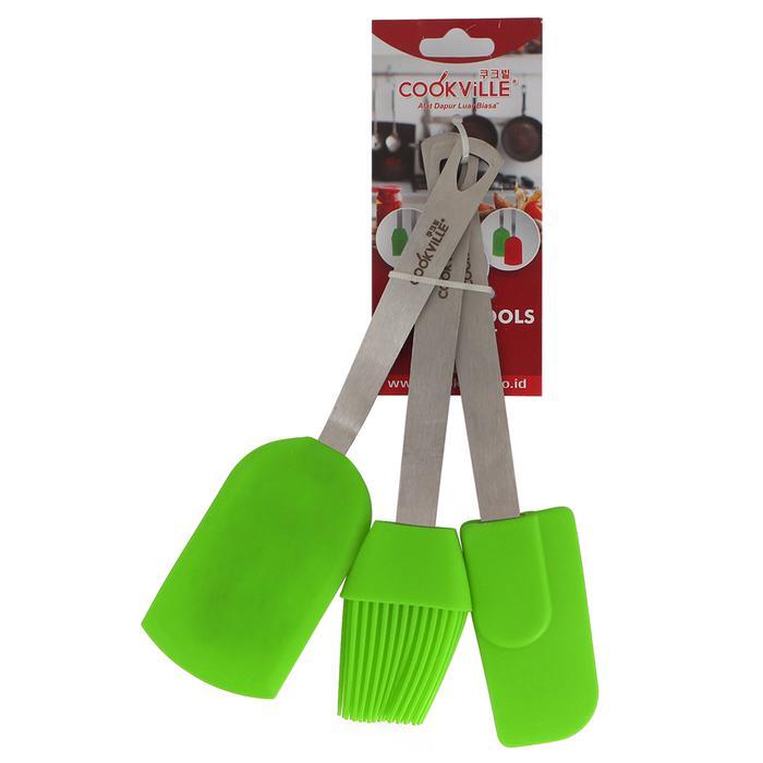 Peralatan Baking Murah Silicone Color Kitchen Tools 3Pcs Peralatan Baking Berkualitas Dan Lengkap