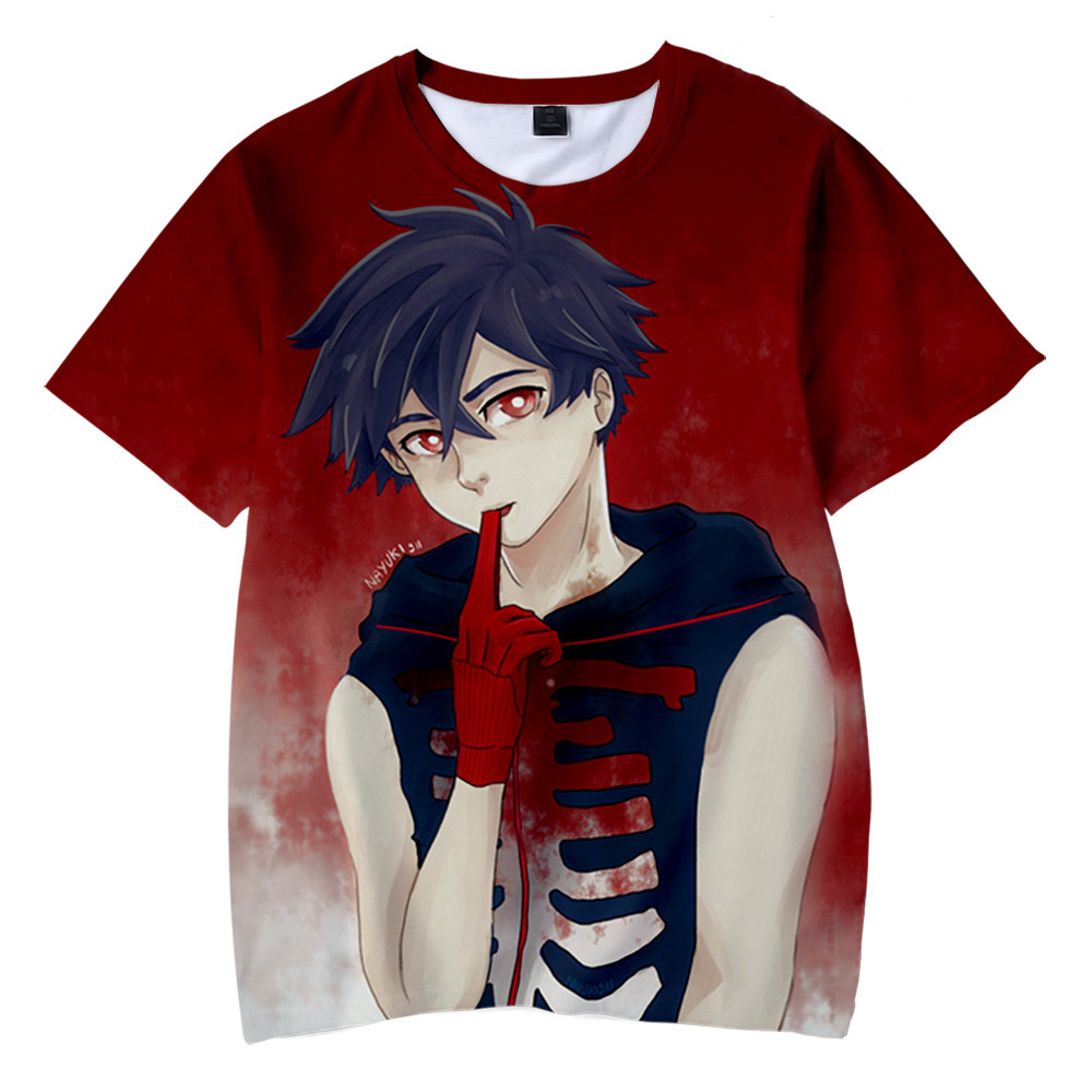 Anime Kemono Jihen Printing Kaos Harajuku Kartun