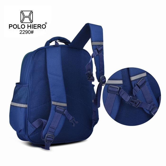 (Tris) Tas Polo Hiero 2290 Tas Sekolah Anak Tas Ransel Punggung Fashion Tas Punggung Polos