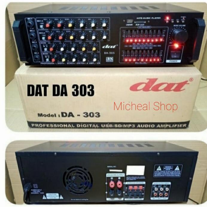 Amplifier power mixer Karaoke Dat Da 303 Bluetooth