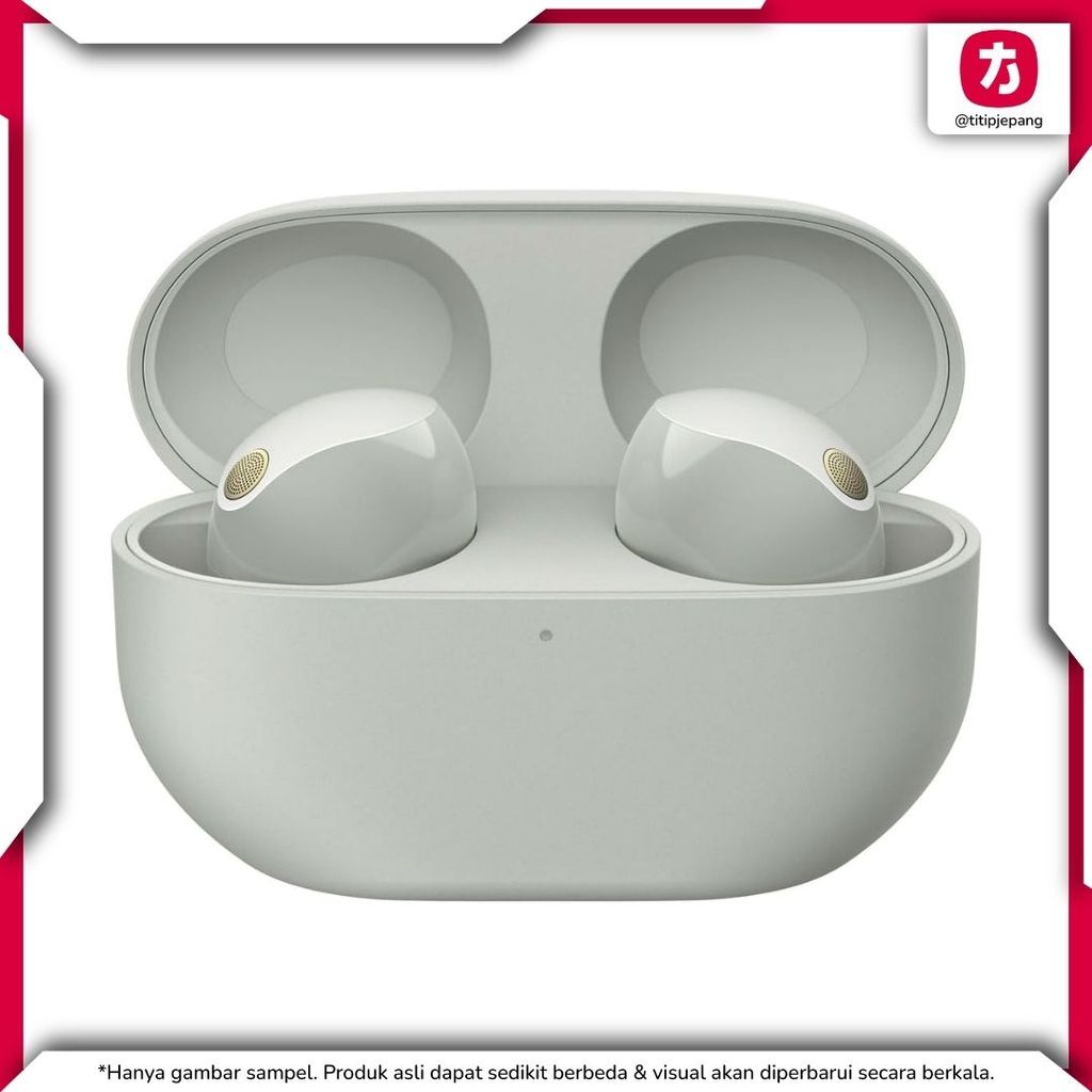 [PO] Sony WF-1000XM5 Wireless Earphones Platinum Silver dengan Noise Cancelling (Earphone Sony) EADP