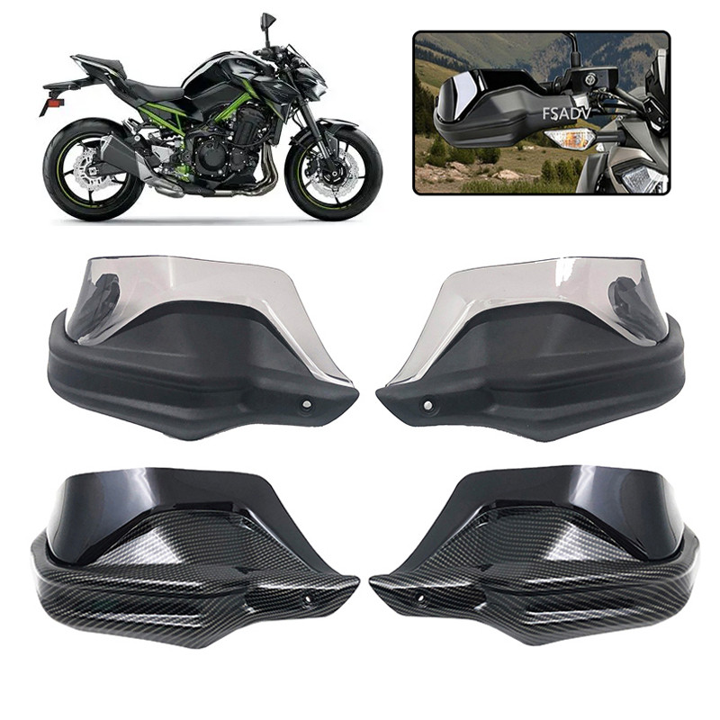 FOR KAWASAKI Z900 Z 900 ZR900 2017-2024 MOTORCYCLE HANDGUARD SHIELD HAND GUARD PROTECTOR WINDSHIELD