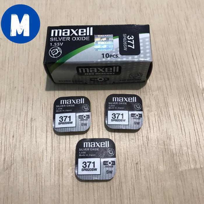 "New" Baterai Maxell 371 SR920SW Original-Maxell 371 Maxell 920SW ORIGINAL