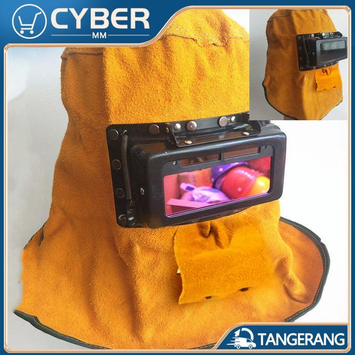Kedok Las Kulit Bahan Kulit Sapi Topeng Las Otomatis Kap Las Welding