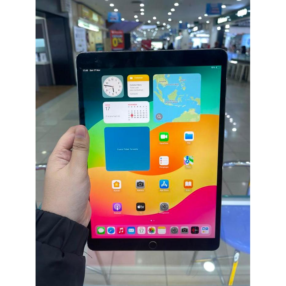 IPAD PRO 10.5" INCH 256 256GB WIFI ONLY  2017 SECOND SEKEN - GREY, WHITESPOT, IPAD+CHARGER