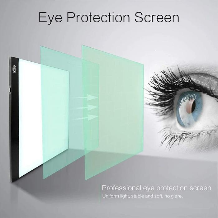 Tracing Board A3/A4 LED Drawing Tracing Board Stensil Board Papan Jiplak Gambar LED Anak Dewasa Copy