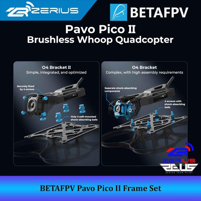 PROMO BETAFPV Pavo Pico 2 Frame Set Pavo Pico II Frame Kit Cinewhoop Quadcopter READY