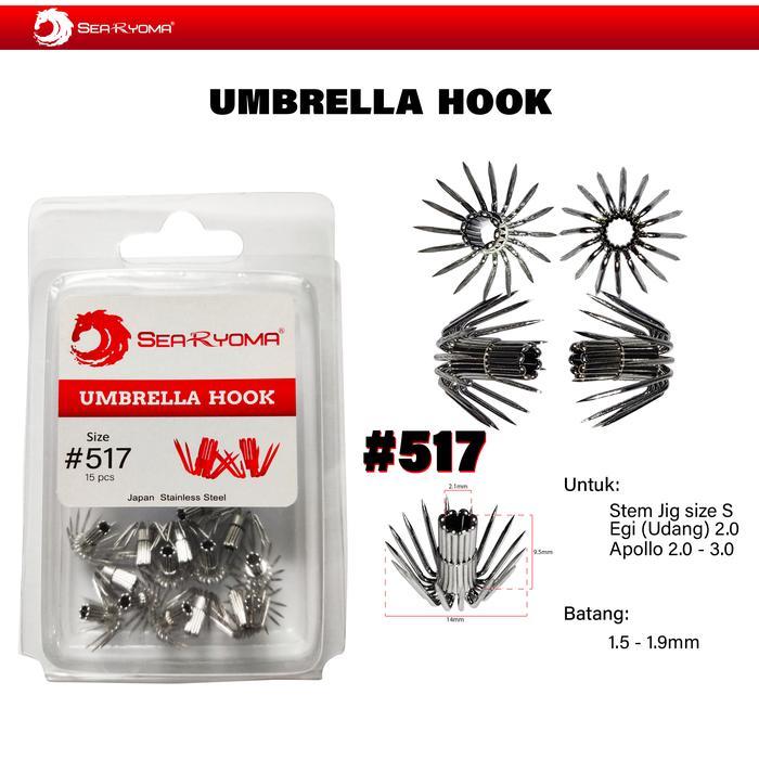 SEARYOMA UMBRELLA HOOK #1 #4 #517 - MATA PANCING CUMI GARONG