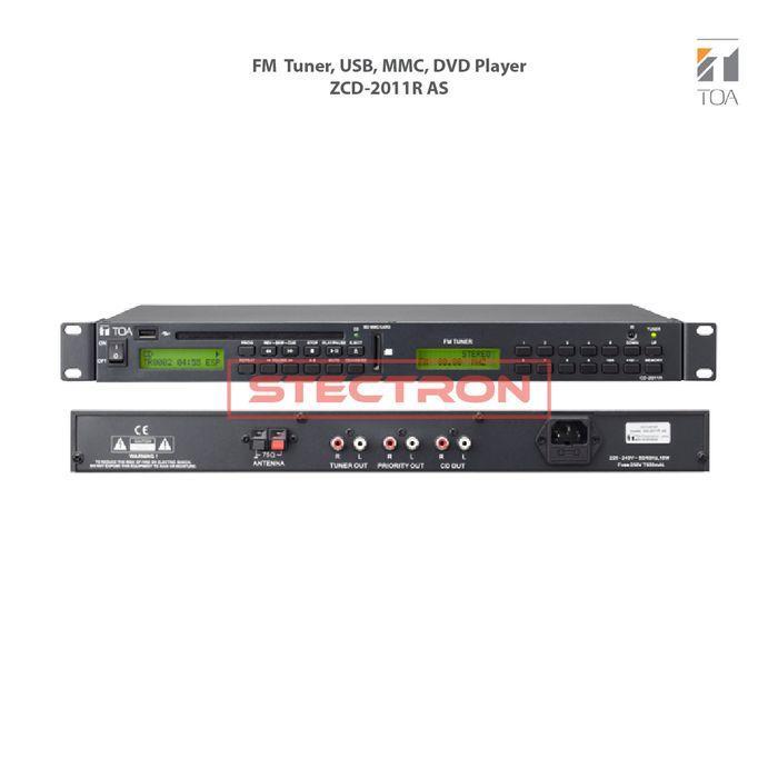 Background Music Player Toa Z-Cd2011R - Fm Tuner Usb, Mmc, Dvd Player