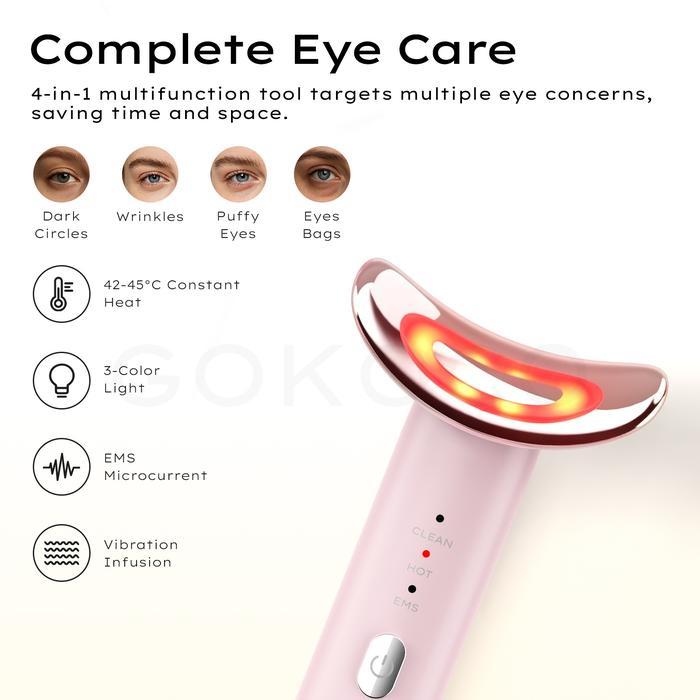 GOKOCO Eye Massager EMS LED 3 Warna