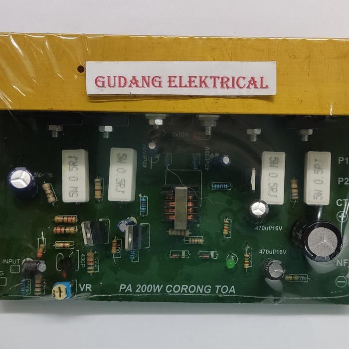 Kit Power Amplifier Toa 200 Watt #Gratisongkir