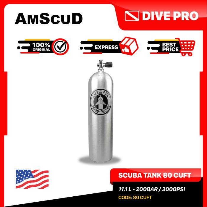 ELEGANT Tabung Scuba Amscud 80 Cuft