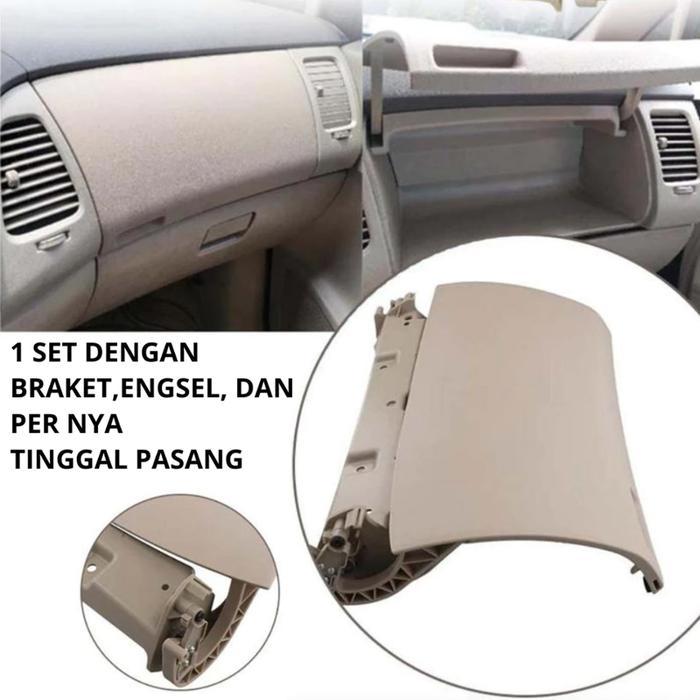 PROMO CODTutup Laci Dashboard Konsol Tengah untuk Toyota Innova 2005 2006 2007 2008 2009 2010 2011