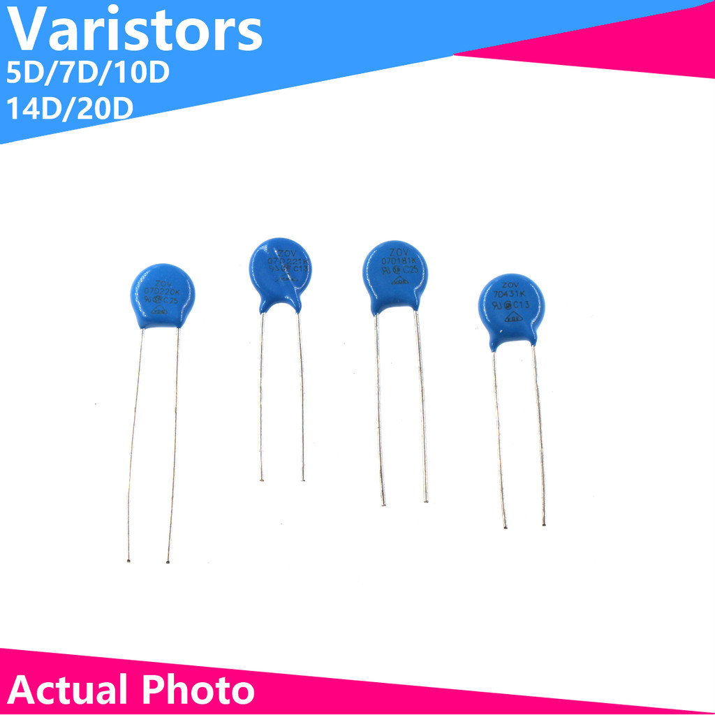 50/20/10PCS Varistor resistor 7MM 07D101K 10D471 14D431 20D471 121 151 180 181 201 220 361 390 391