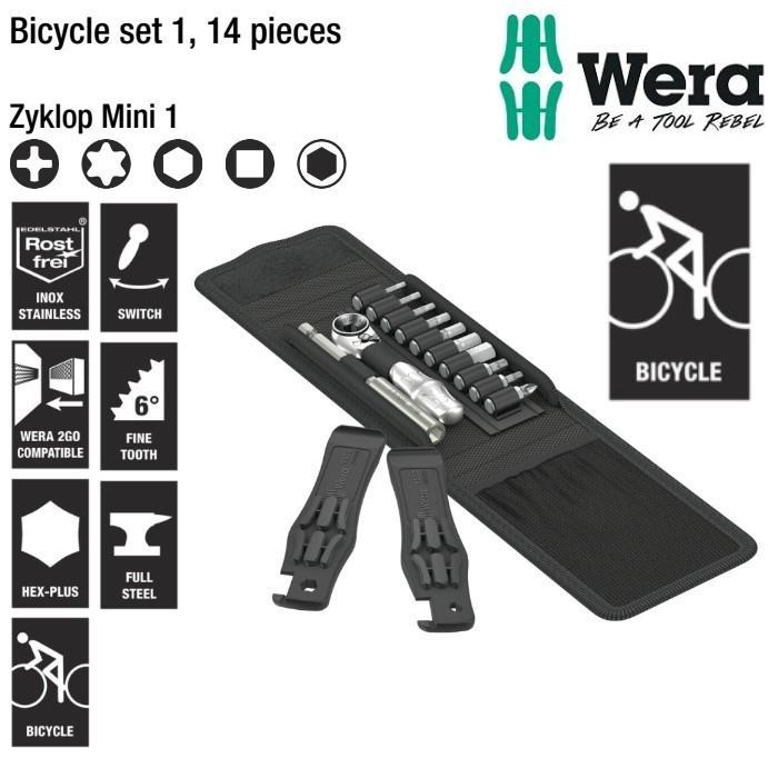 Promo  Wera 05004170001 - Tool Kits Sepeda Set Bicycle Set 1 Wera Tools - 14 Pcs