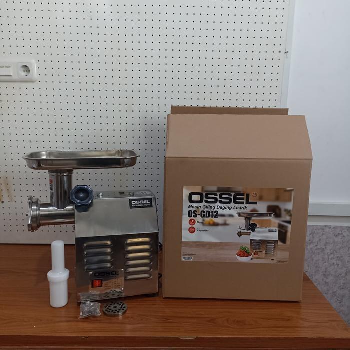 Ossel - Mesin Giling Daging Listrik - Meat Grinder Heavy Duty stainlesssteel glossy OS-GD12 & HO-12 
