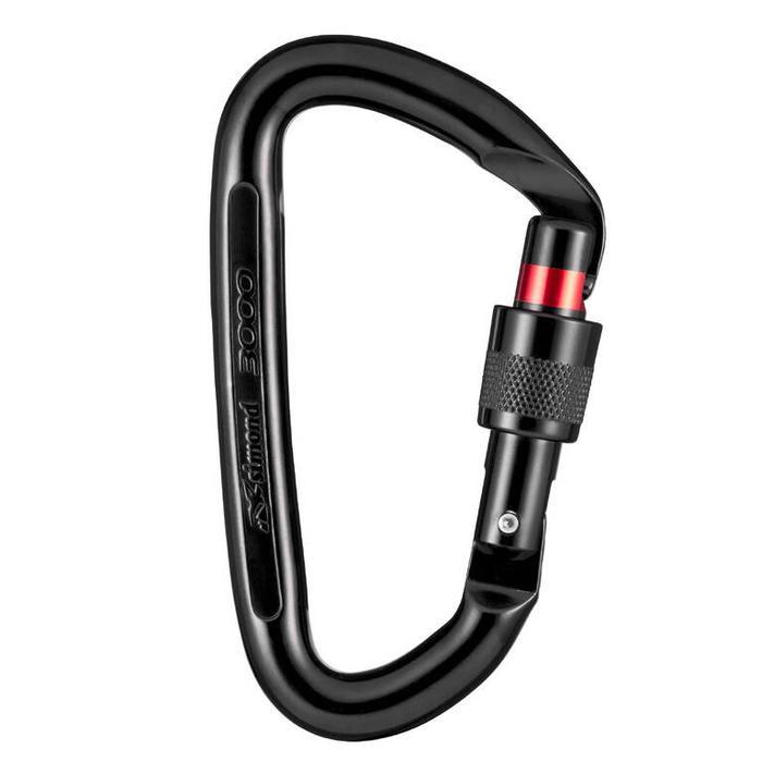 Karabiner Panjat Tebing Climbing Screwgate Carabiner 3000 30KN
