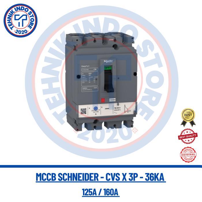 Mccb 125A / 160A 3Phase Cvs160F 36Ka - Mccb Cvs 3P