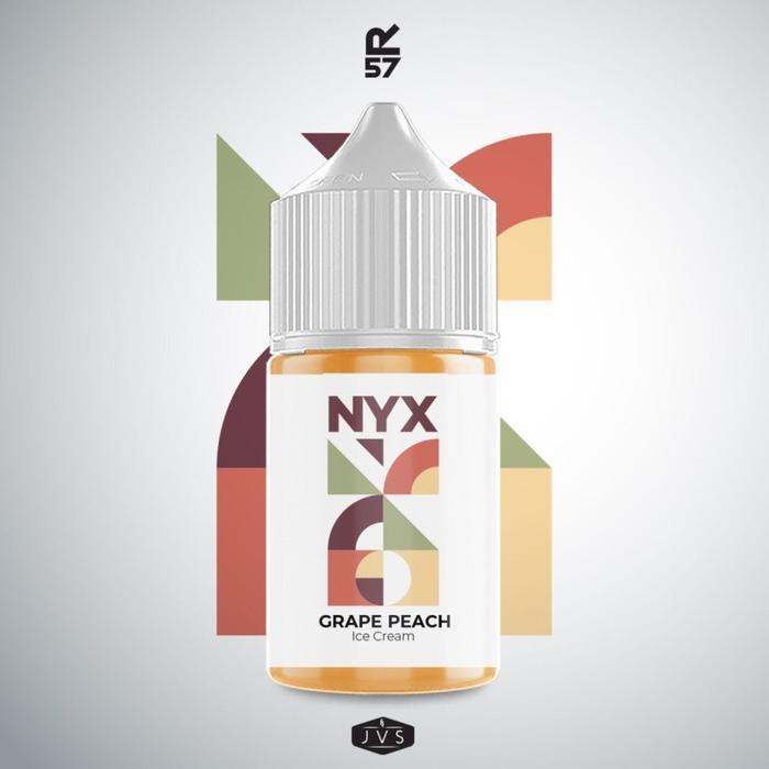 UA NYX GRAPE PEACH 30ML 14MG BY JVS INDO