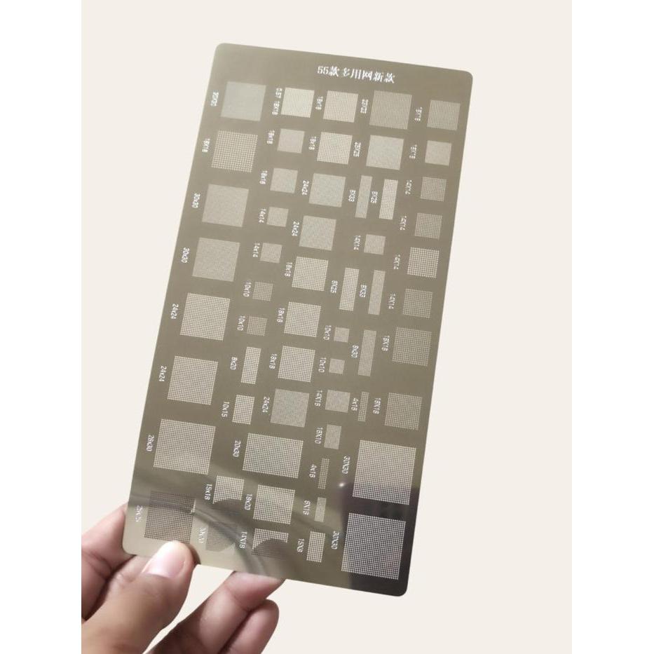 READY Cetakan IC HP Universal BGA 55 - Plat BGA Universal - Handphone