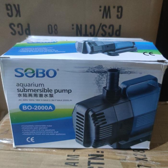 Pompa Celup Kolam Aquarium Sobo Bo 2000 A