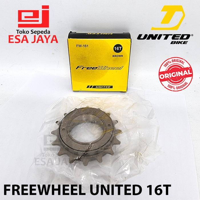 Freewheel United 16T Gear Drat Ulir Sepeda Single Speed / Bmx