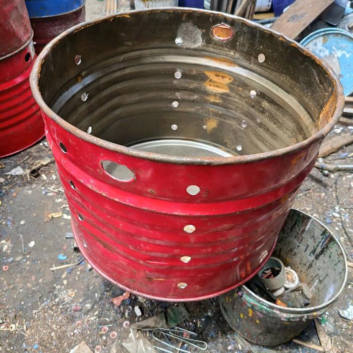 Drum Besi/Drum Sampah/Drum Bakar/Tong Sampah 100 Liter