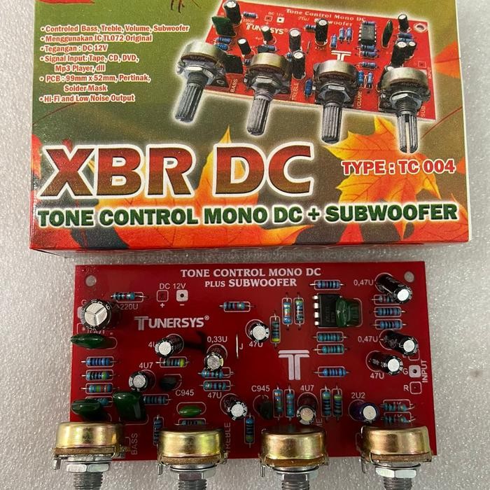 Tone control mono DC + subwoofer XBR DC Tunersys TC004
