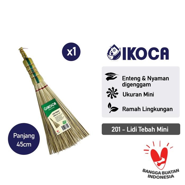 IS Sapu Lidi Kasur mini travel size Lidi Tebah Dust Remover IKOCA IKO-201