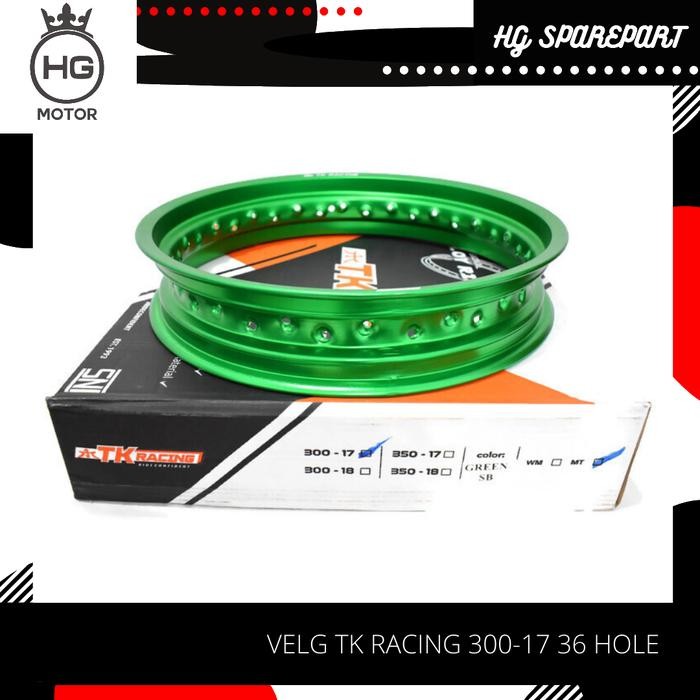 VELG MOTOR TK RACING ORIGINAL 300 17 BRIGHT SUPERMOTO 36 HOLE
