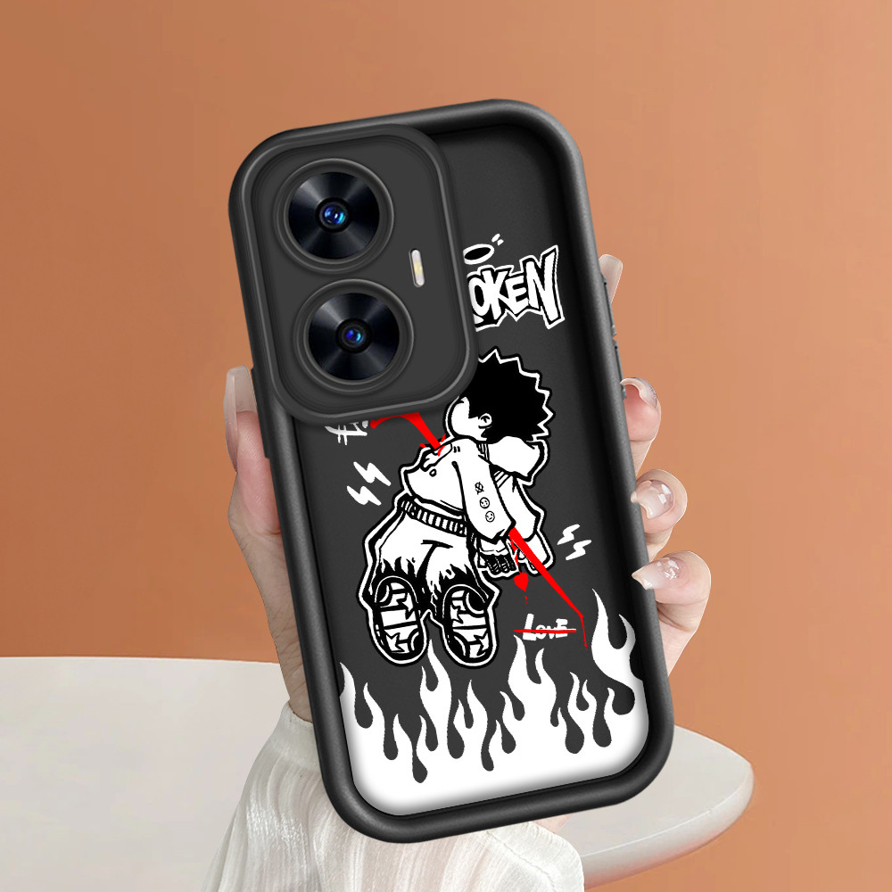 Casing Kecenderungan Untuk For Realme C55 Phone Case Kesing Softcase C8 4399 ID33