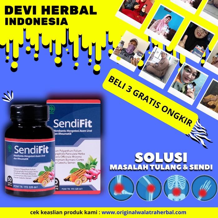 Obat Sakit Pinggang Tulang Belakang - SendiFit Acep Herbal