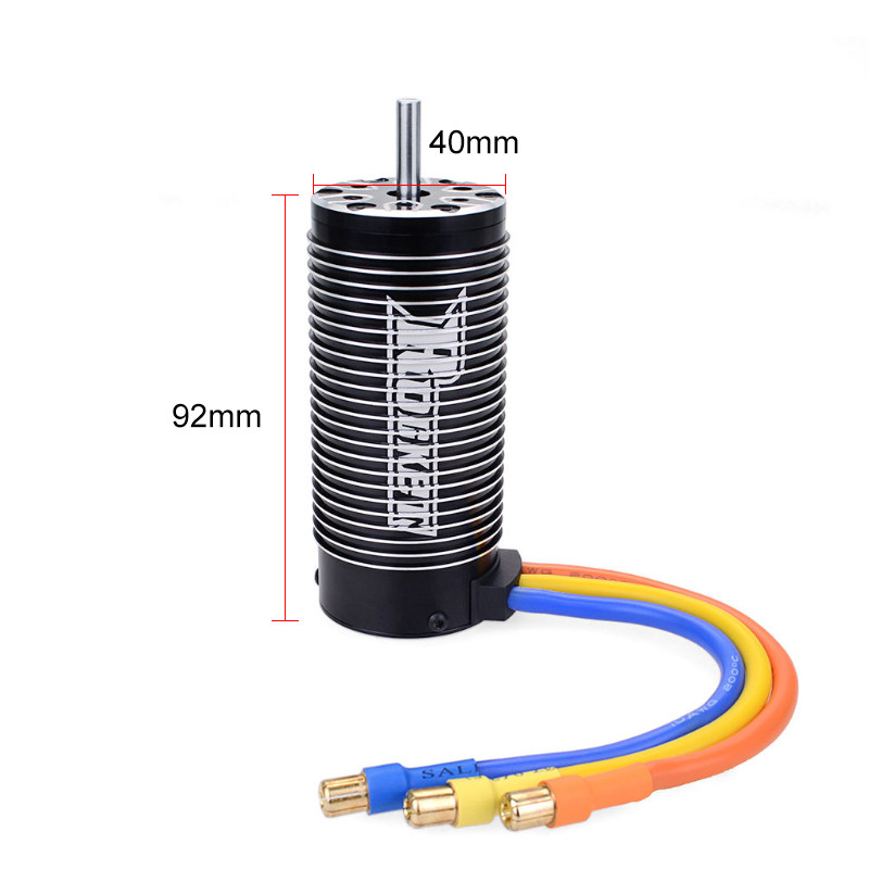 High Quality Rocket 4092 1650KV 4Pole 5mm Sensorless Brushless Motor for 1/8 RC Drift Racing Monster