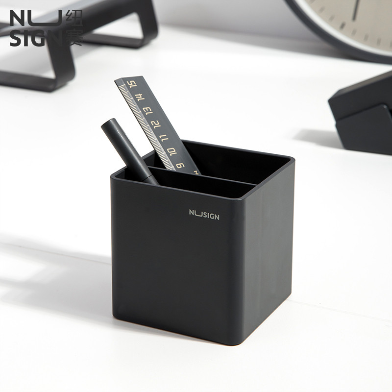Deli NUSIGN Series Pen Holder Personality Simple Office Desktop Stationery Storage Supplies Pen Stan