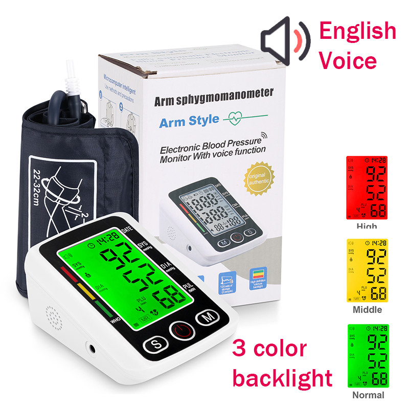 Blood Pressure Machine Electronic Sphygmomanometer BP Monitor