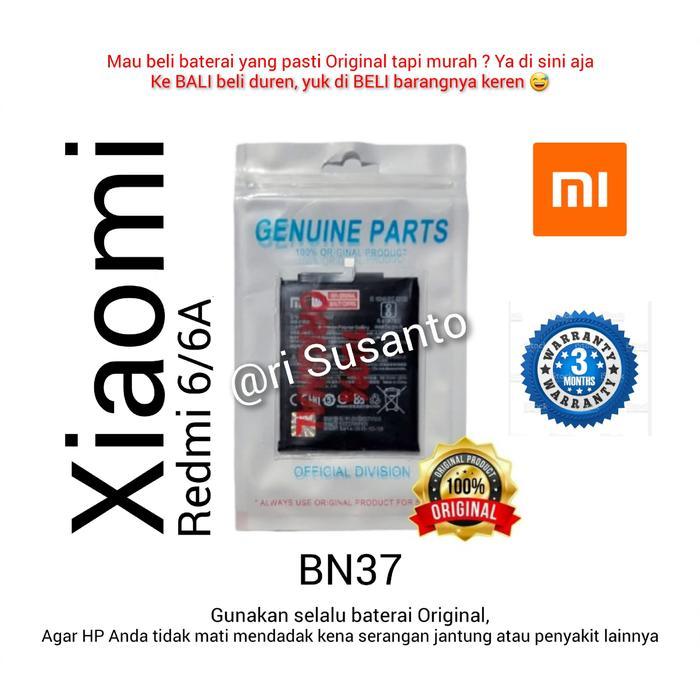 BATERAI XIAOMI REDMI 6/6A BN37 BN-37 ASLI (ORIGINAL 100%)