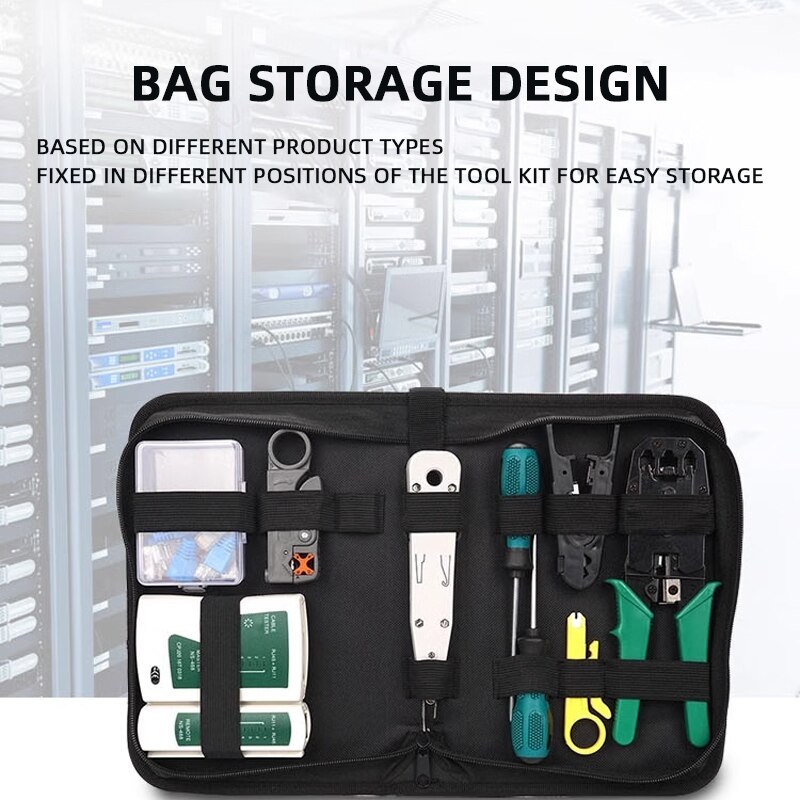 1 Set Five Types of Network Tool Kit Wire Clamp Combination Network Toolkit Household Manual Tool Se