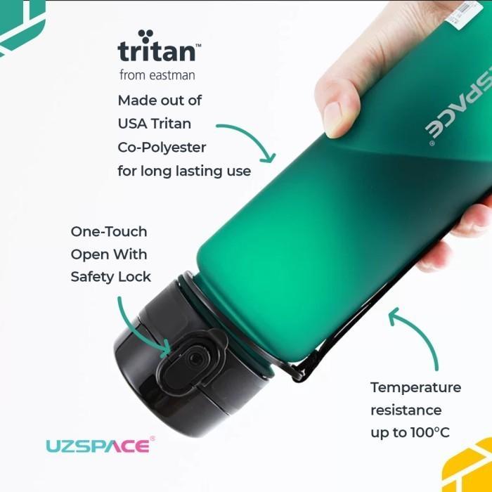 Uzspace Frosted Bottle Botol Minum Olahraga Outdoor Lari Jogging