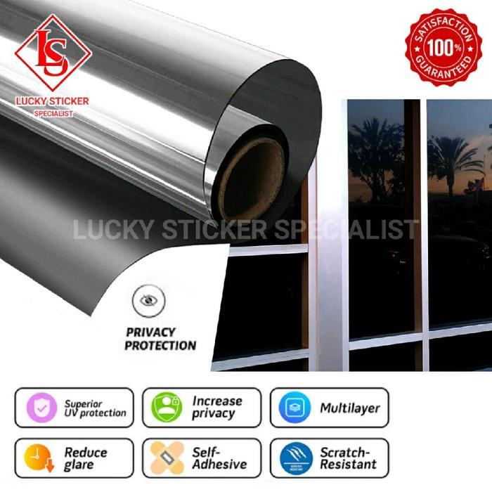 Kaca Film Hitam / Kaca Film Mobil / Stiker Kaca Film Jendela Rumah Anti Panas , KACA FILM RIBEN /