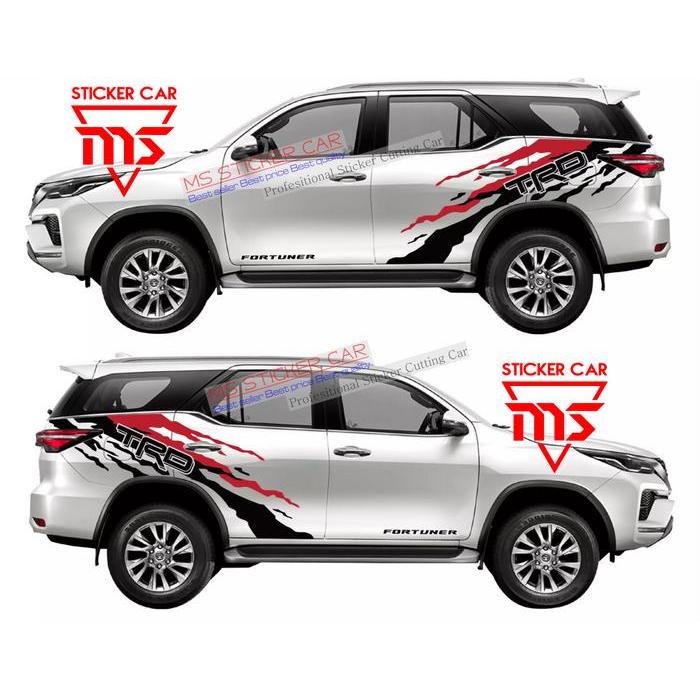 Stiker Mobil Toyota Fortuner Trd Offroad Sticker Fortuner Lumpur