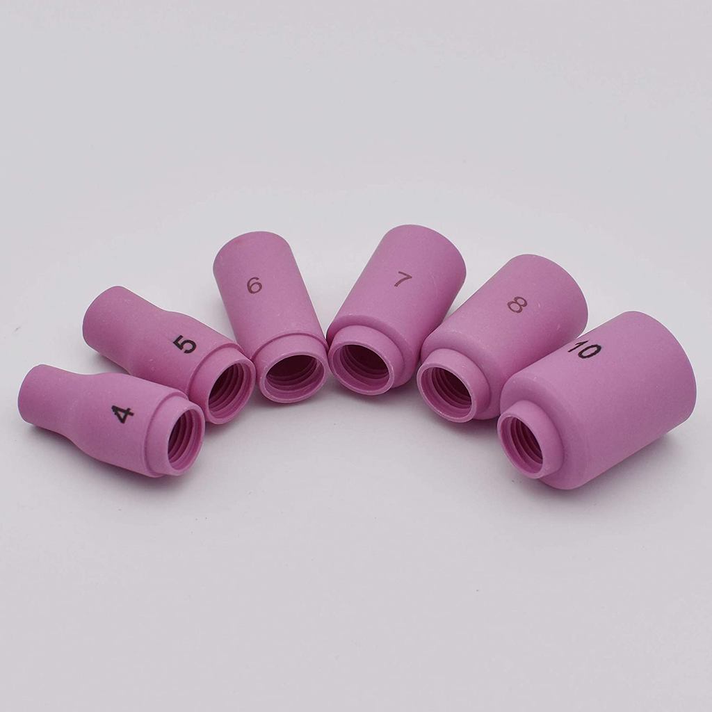 10Pcs Alumina Ceramic Cup Nozzle 13N08 13N09 13N10 13N11 13N12 13N13
