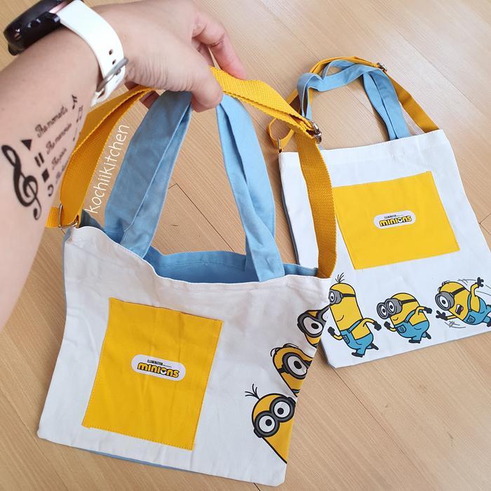 MURAH Tote Bag MINIONS X CHATIME original
