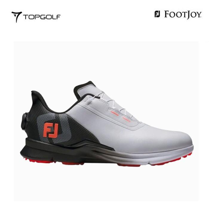 Sepatu Golf Footjoy Shoes M 55435 Fs M Fj Fuel Boa Wht/Blk/Crl