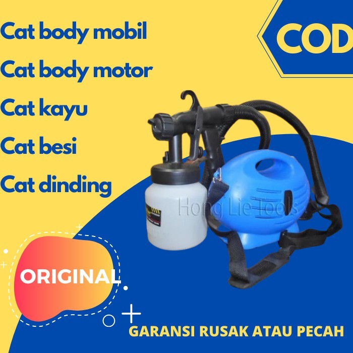 KOMPRESOR MINI LISTRIK UNTUK CAT MOTOR MOBIL KAYU BESI DINDING DAN TINER PORTABLE