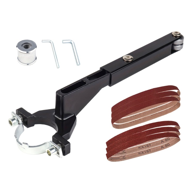 PROMO   Angles Grinder Modified Sand Belt Machine Electric Belt Grinder Air Belt Sander Attachment S