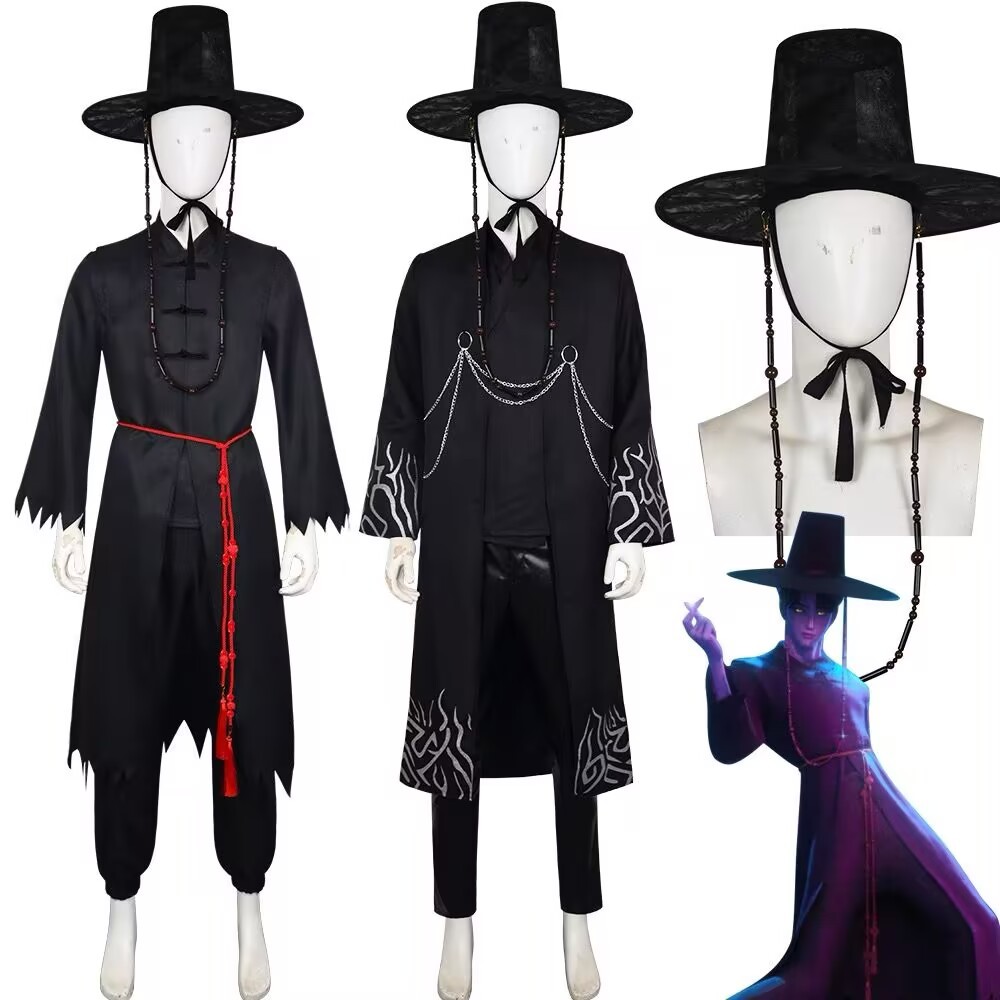 Boys Jinu Demon Hunters Cosplay Saja Boys Costume Disguise Uniform Hat Idol Roleplay Outfits