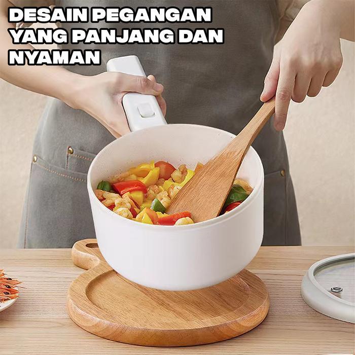 Panci Listrik Fry Pan Electric (2In1) /Panci Listrik Mendidih Listrik Multifungsi 1.8L/ Panci