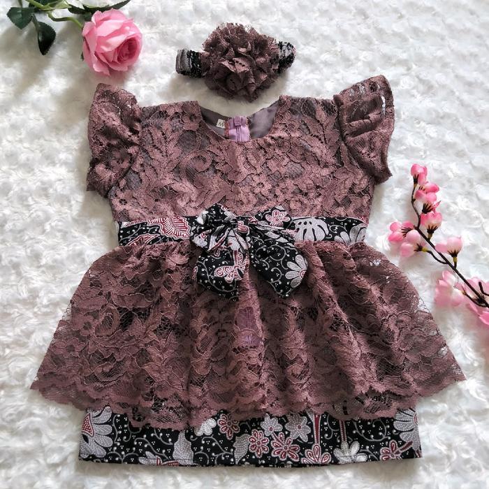 Kebaya Bayi / Kebaya Anak / Baju Pesta Anak Ungu